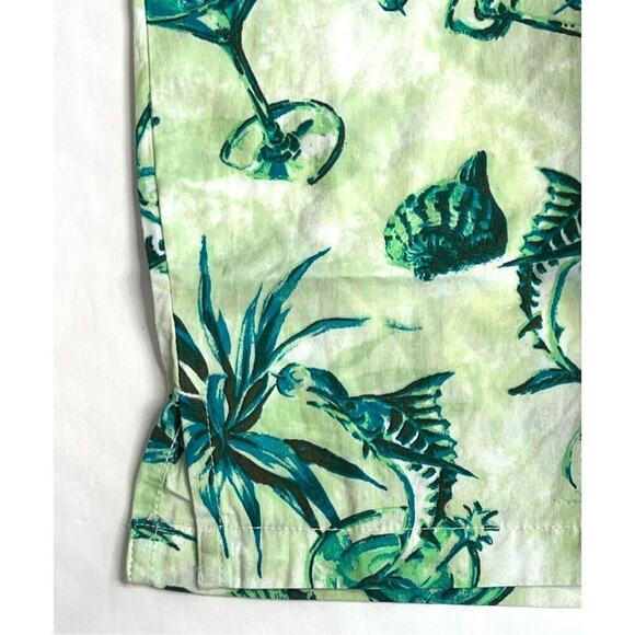 Columbia Trollers Best Martini Green Vented Fishing‎ Outdoor PFG Shirt MEDIUM - Picture 3 of 10